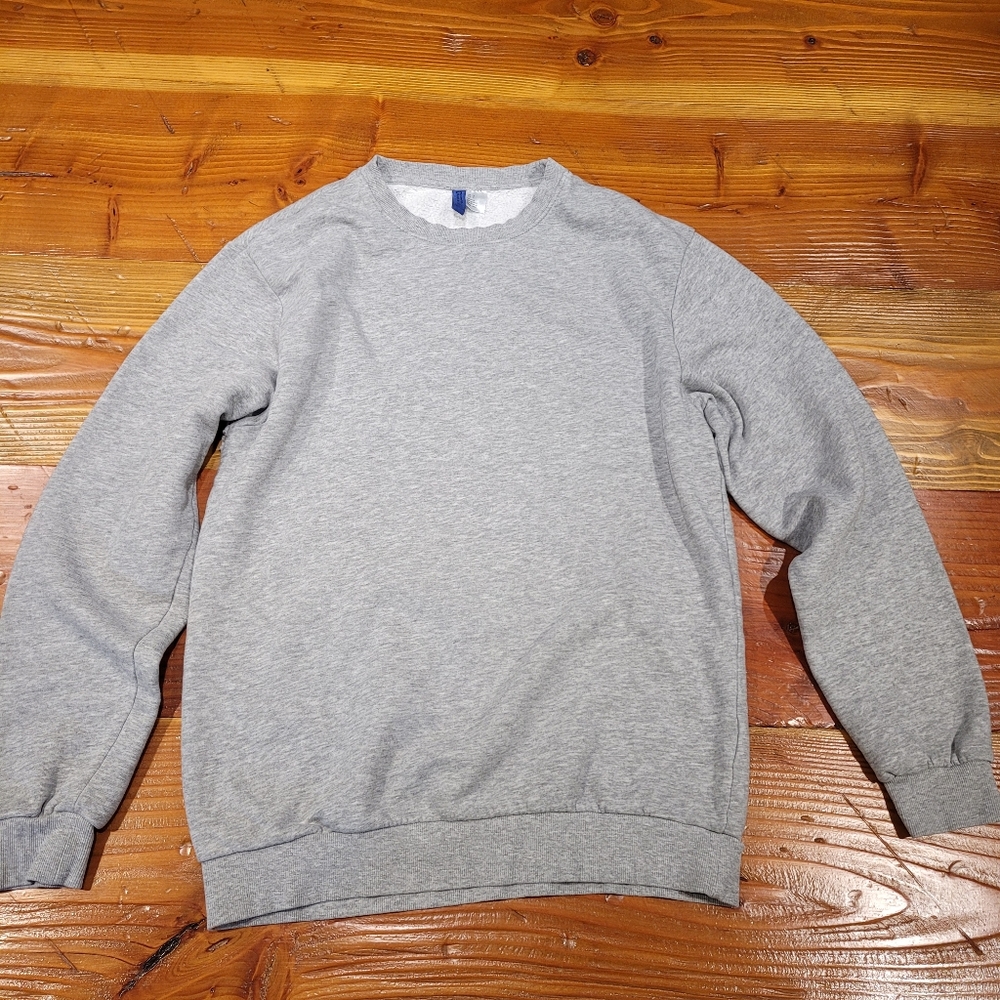 H&M Divided Crewneck Sweater Gray Men S